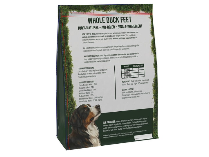 Whole Duck Feet Treats